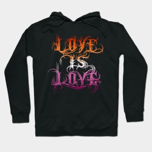 Love is Love - Lesbian Pride Hoodie